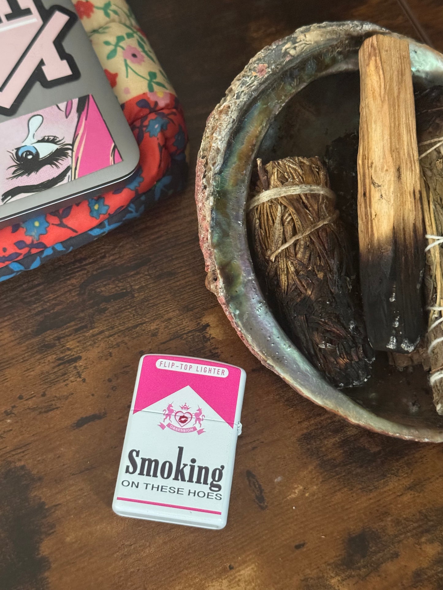 Pink Cigarette Box Lighter | Smoking On These Hoes