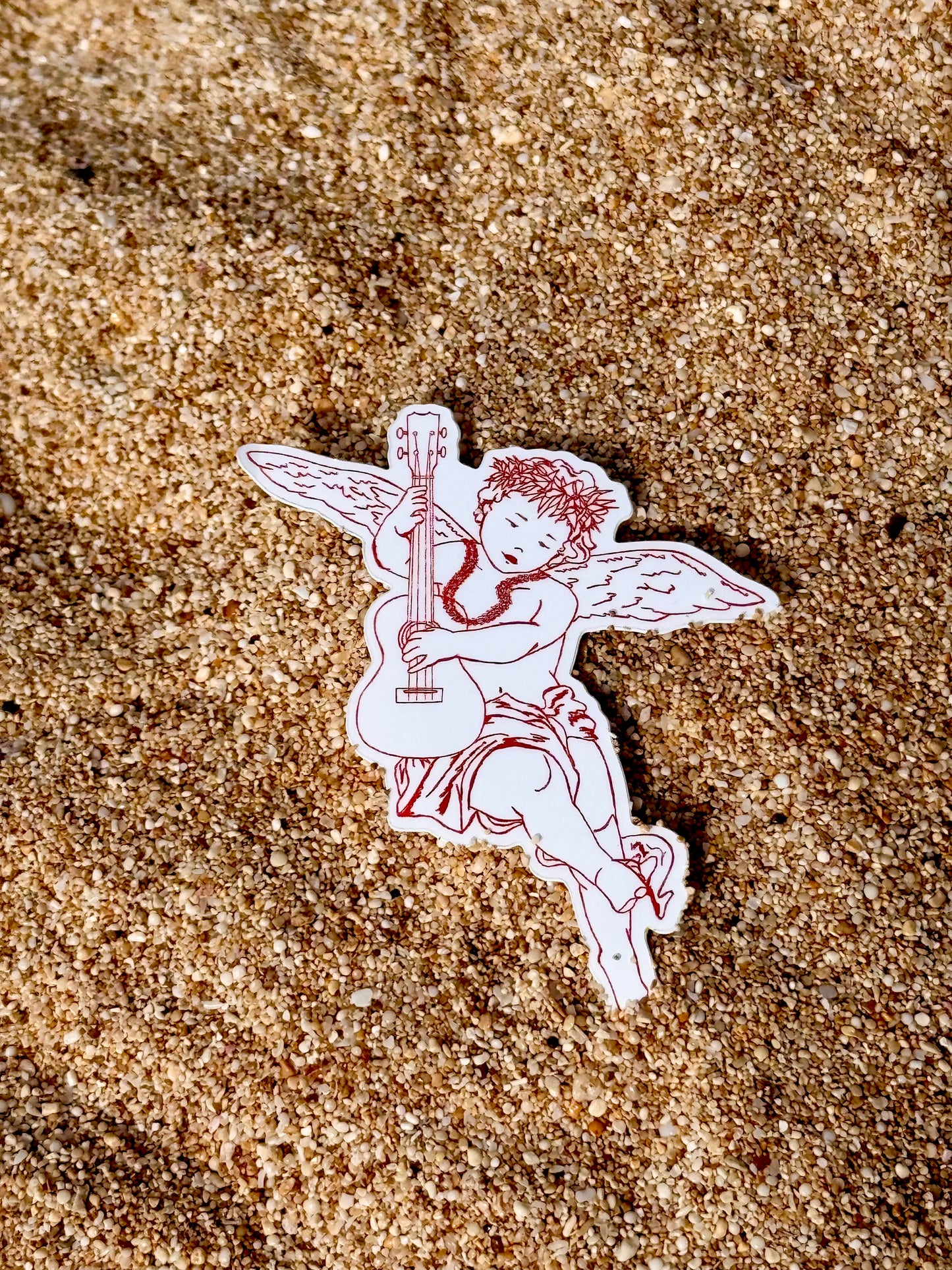 Hawaiian Cherub Sticker