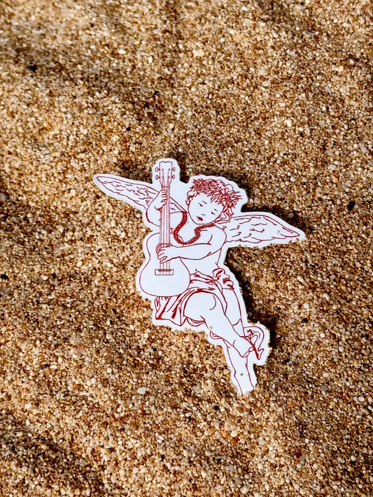 Hawaiian Cherub Sticker