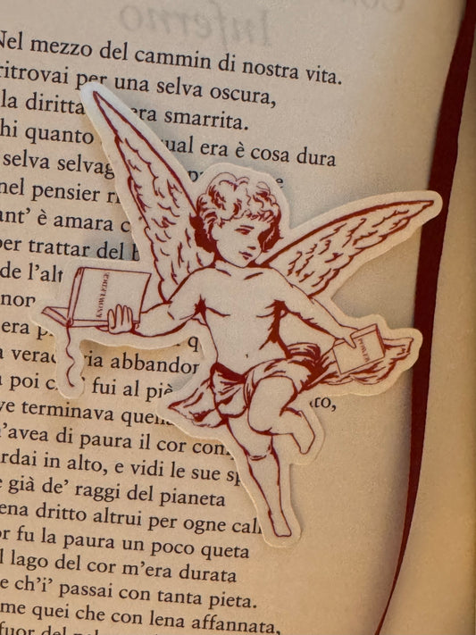 Book Ban Cherub Sticker