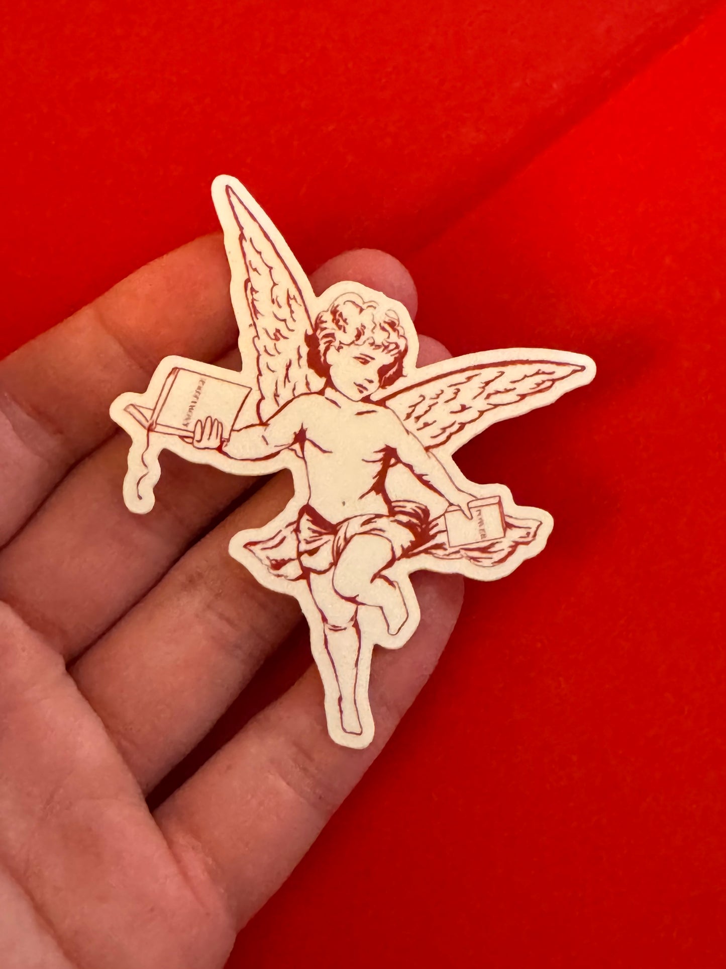 Book Ban Cherub Sticker