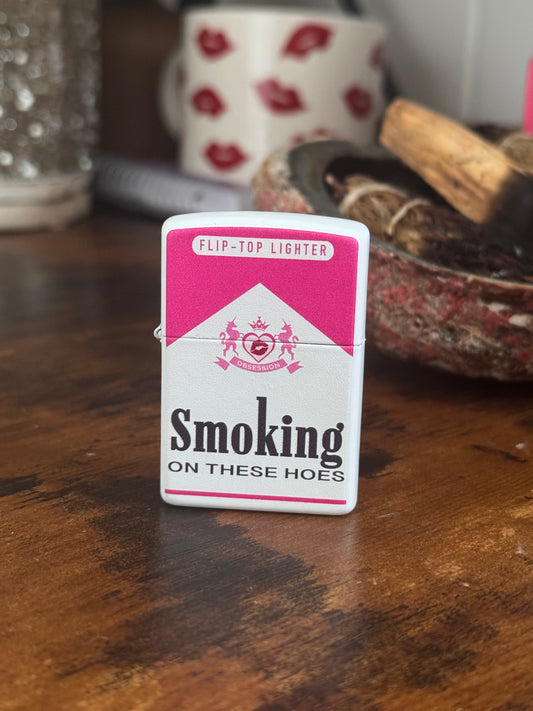 Pink Cigarette Box Lighter | Smoking On These Hoes