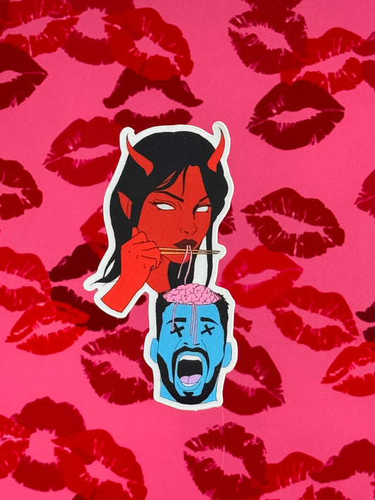 Man Eater Sticker