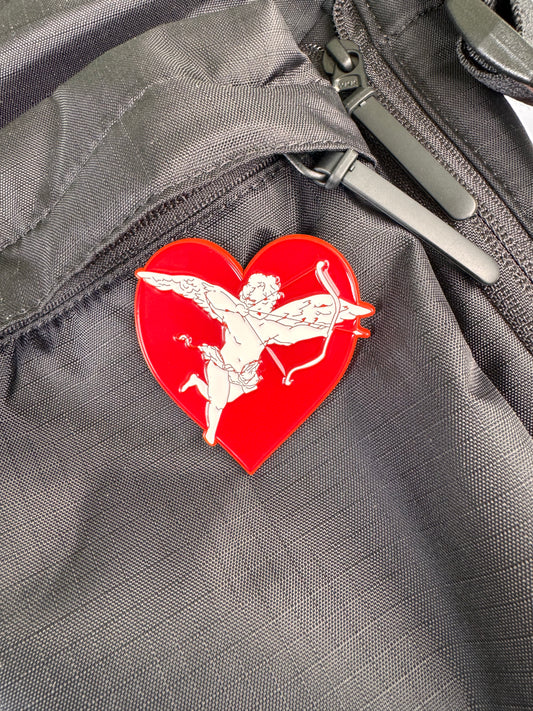Cherub Heart Pin